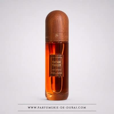 Vintage Tobacco – Extracto de perfume unisex (frasco marrón de 100 ml) – Ibrahim Al Qurashi
