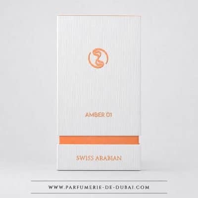 Amber 01 doboz – Unisex parfüm (50 ml-es piros üveg) – Swiss Arabian