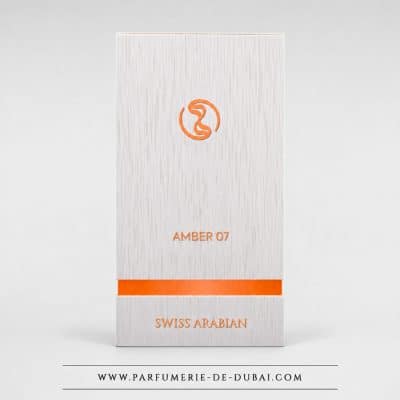 Amber 07 doboz – Unisex parfüm (50 ml-es piros üveg) – Swiss Arabian