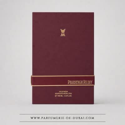 Prestige Ruby doboz – Unisex parfüm (100 ml-es piros üveg) – Al Majed Oud