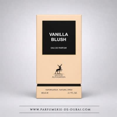 Vanilla Blush Box - Unisex Eau de Parfum (80 ml orange-brown bottle) - Maison Alhambra