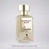 Flacone trasparente e dorato di Marvelous Blend Grandeur di Volaré, eau de parfum da 100 ml.