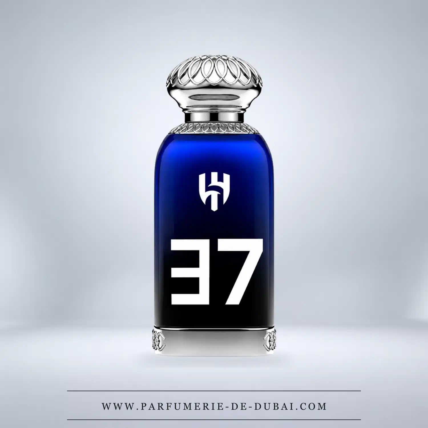 Al Hilal 37 – uniszex eau de parfum (áttetsző kék üveg, 100 ml) – Dkhoon AlEmiratia