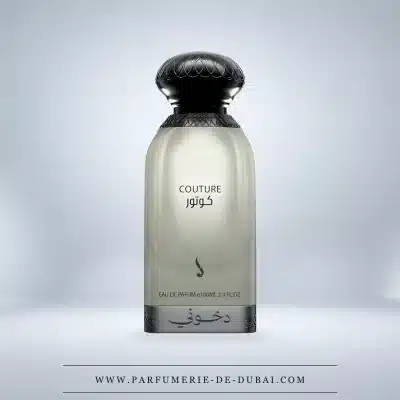 Couture – Eau de parfum unisex (transparant lichtgrijse flacon, 100 ml) – Dkhoon AlEmiratia