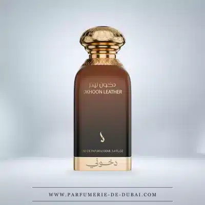 Dkhoon Leather – Eau de parfum unisex (transparant bruine flacon, 100 ml) – Dkhoon AlEmiratia