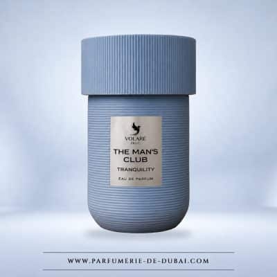The Man’s Club Tranquility Volaré Privé parfüm, 100 ml – világoskék üveg